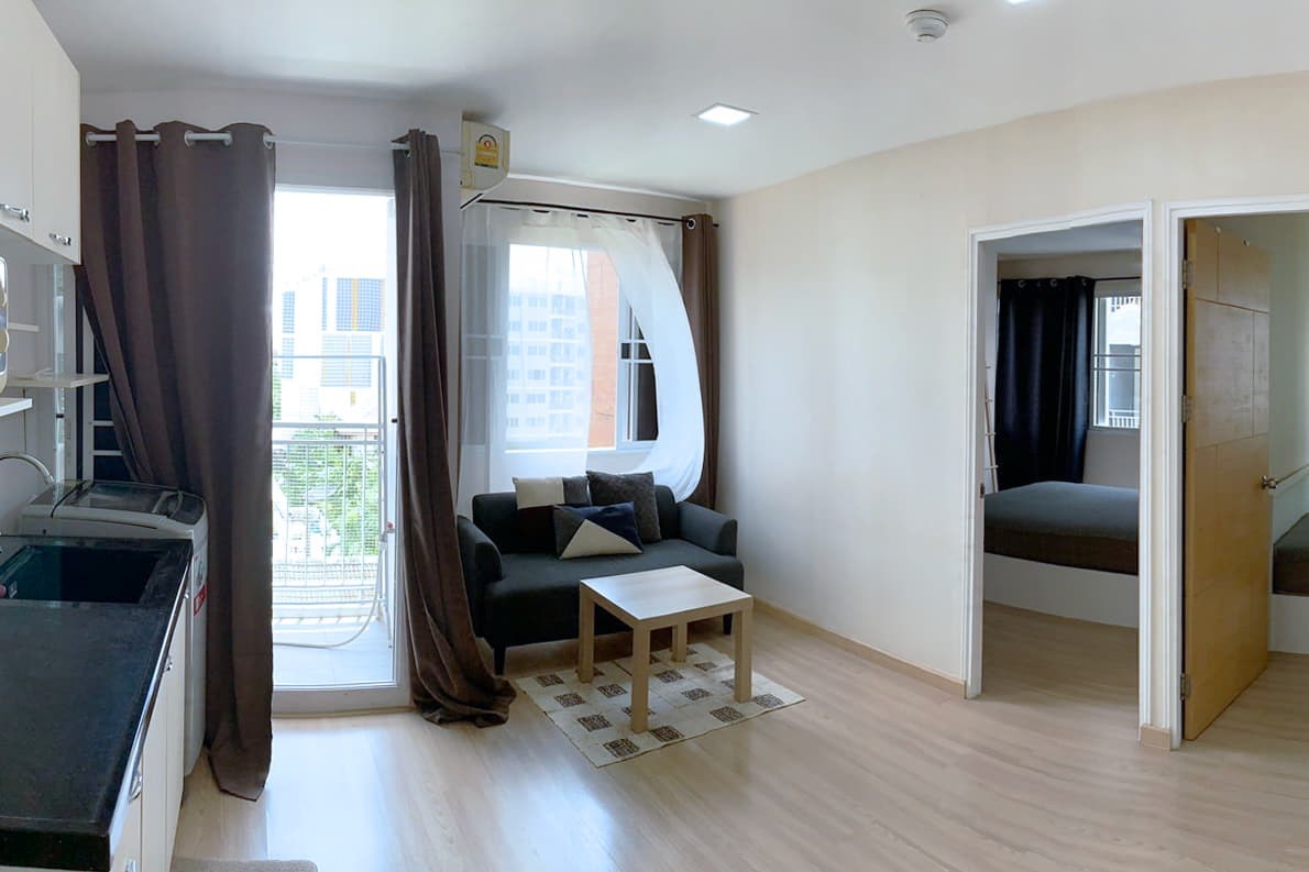 Schöne Zwei-Schlafzimmer-Eigentumswohnung zur Investition in Ratchada 19, Bangkok -Hua Hin House- - Eigentumswohnung - Chatuchak - 