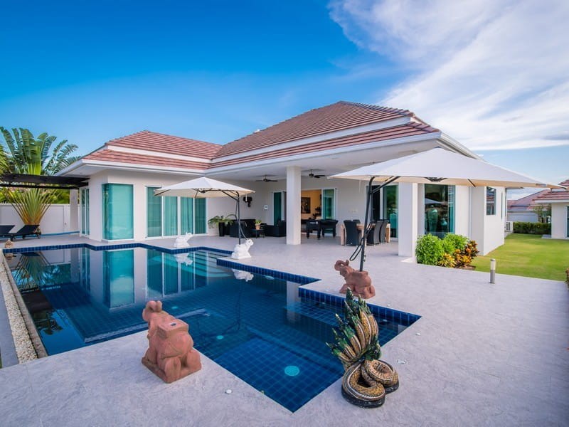 Haustier erlaubt Pool-Villa mit atemberaubender Aussicht -Hua Hin House- - Haus -  - 